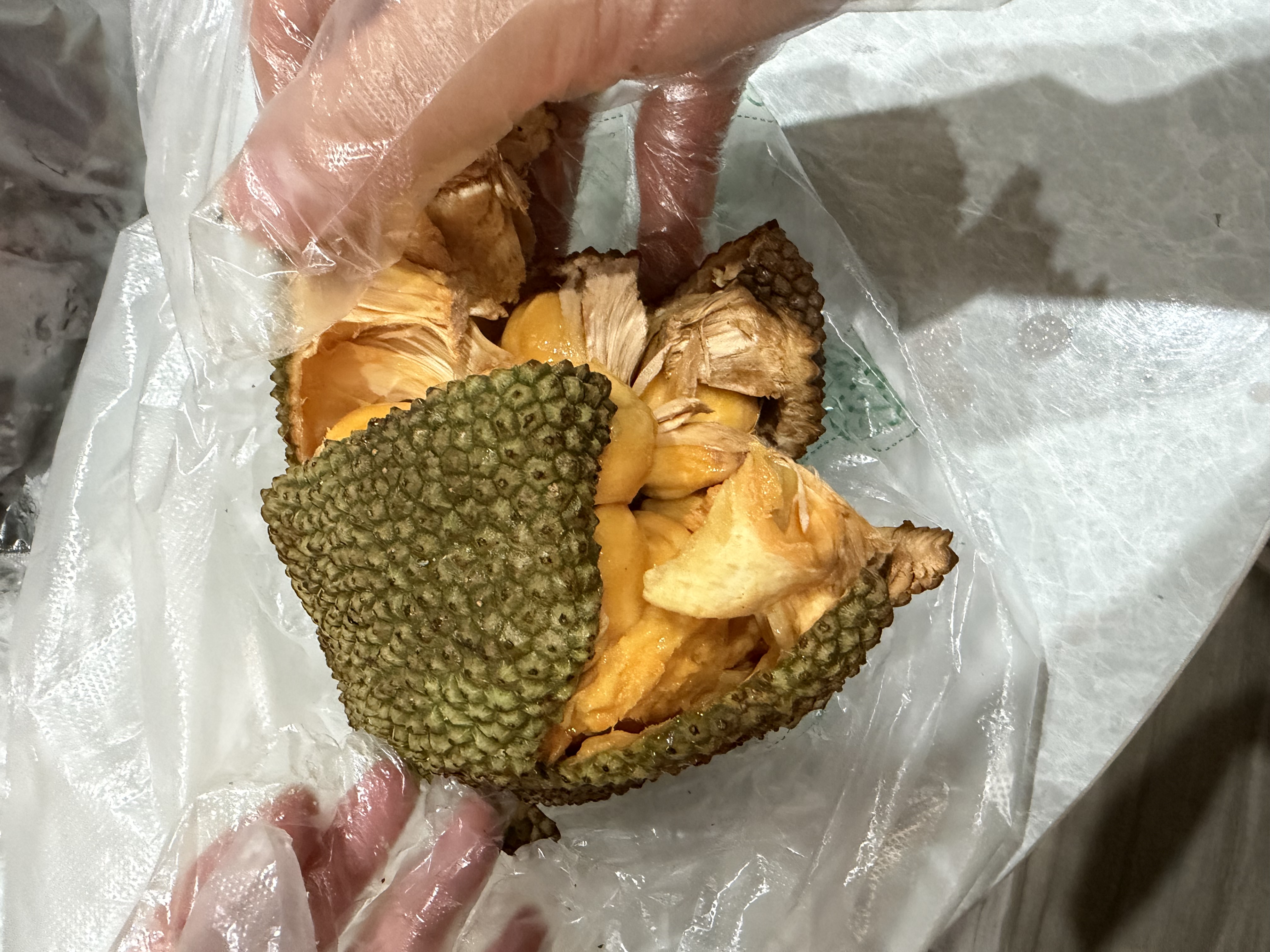 三亚海棠湾：26.林旺夜市榴莲蜜